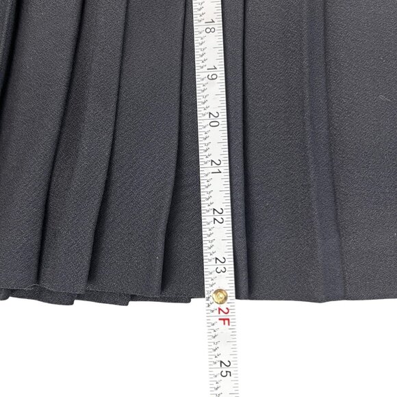 VTG Karen Steven Women 4 Skirt Suit Red Plaid Jacket Black Pleated Skirt 90s USA - Picture 13 of 14